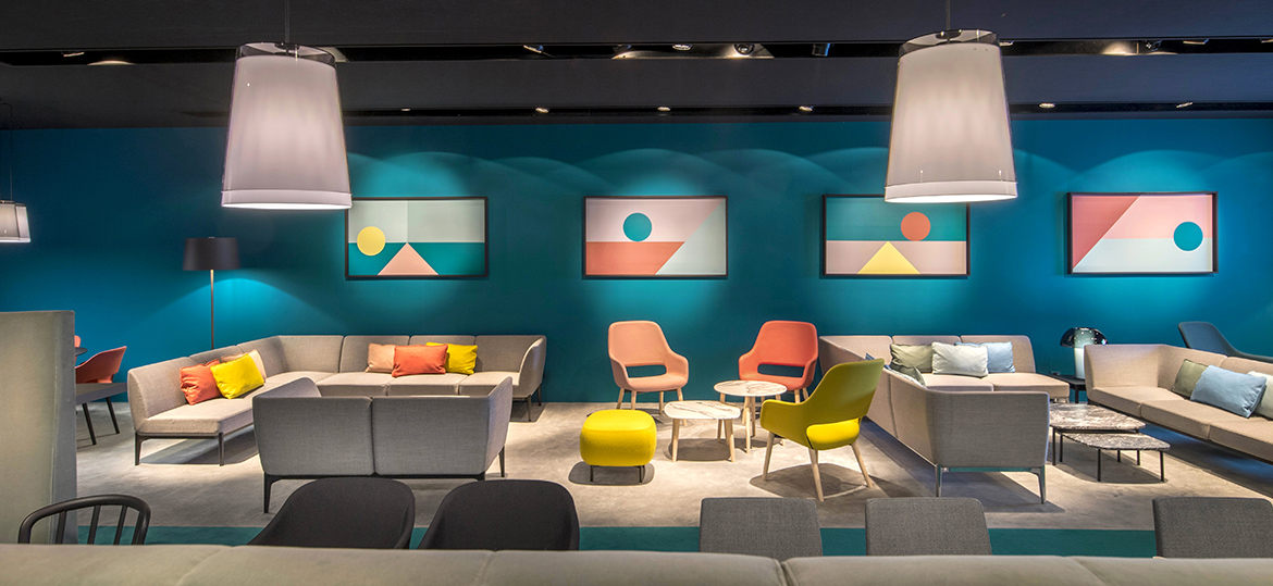 solid geometry, pedrali en el salone del mobile 2017